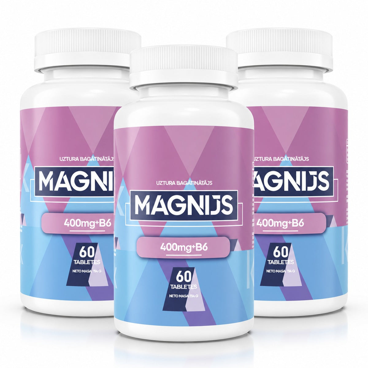 Magnijs 400 mg + B6, 3 iepakojumi