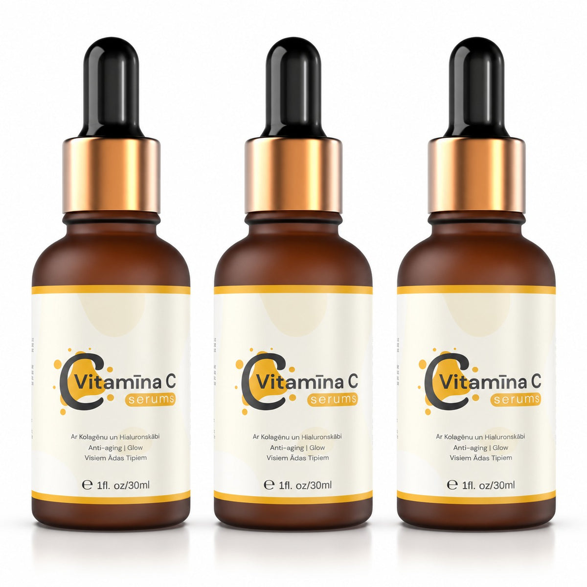Vitamīna C serums, 3 pudelītes