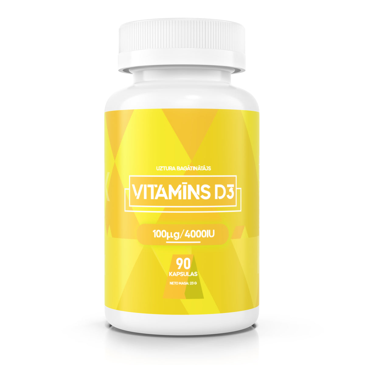 Vitamīns D3 4000 IU, 90 kapsulas