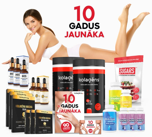 MEGA KOMPLEKTS: 10 Gadus Jaunāka