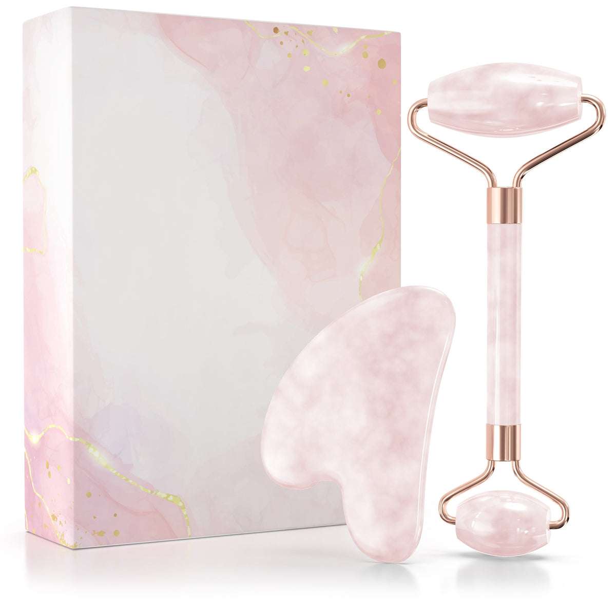 Rozā kvarca Gua Sha