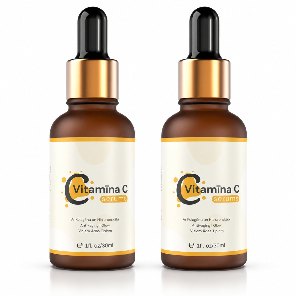 Vitamīna C serums, 2 pudelītes