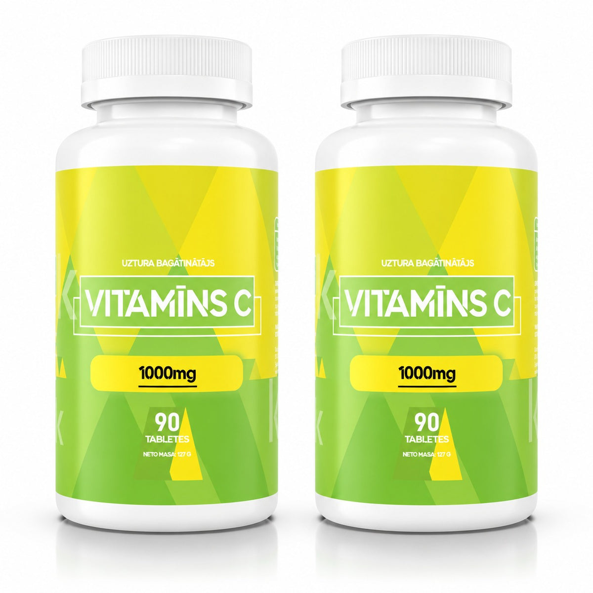 Vitamīns C 1000 mg, 2 iepakojumi