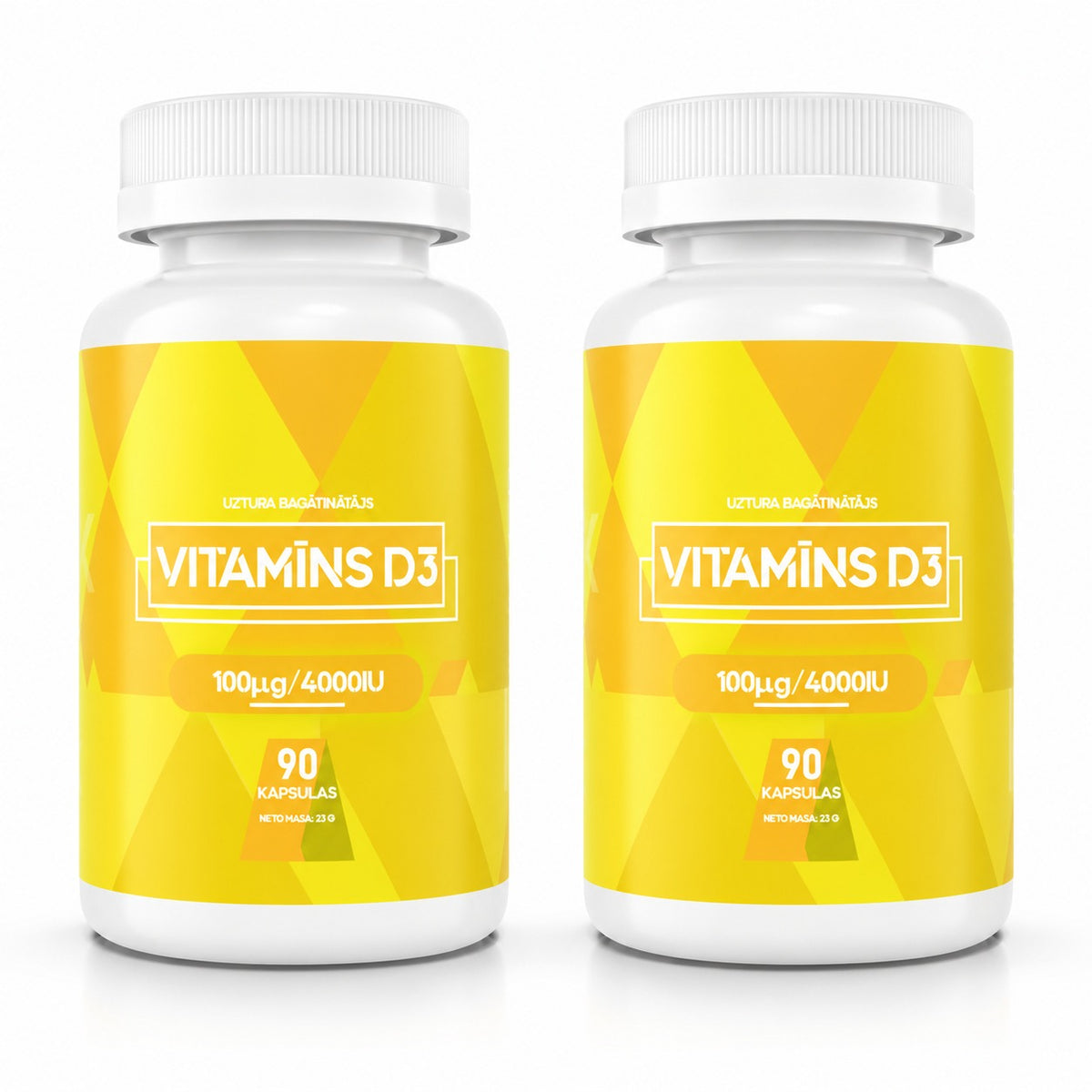 Vitamīns D3 4000 IU, 2 iepakojumi